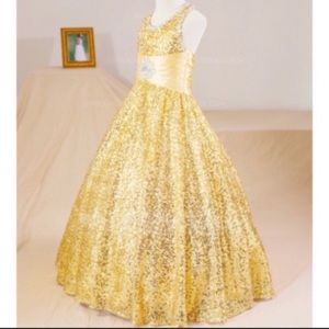 Sequin Ball Gown Dress Girl’s Sz. 6